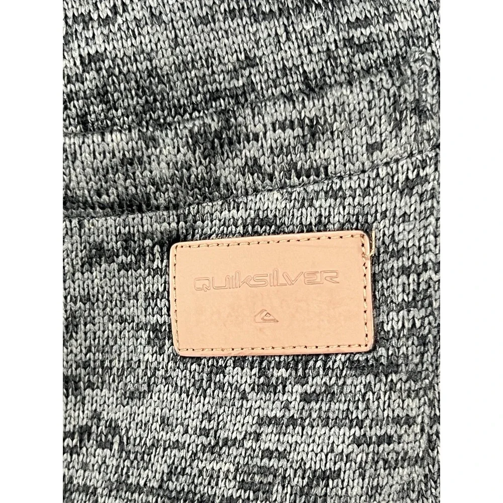 Quiksilver Keller Jogger Pants Mens M Gray Heather Knit Fleece Sweatpants Surf